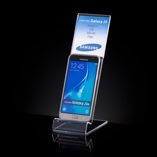 Plexi stand for mobile phones. Type AKR-S52