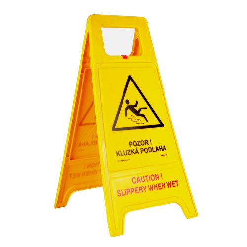 Beware of slippery floors