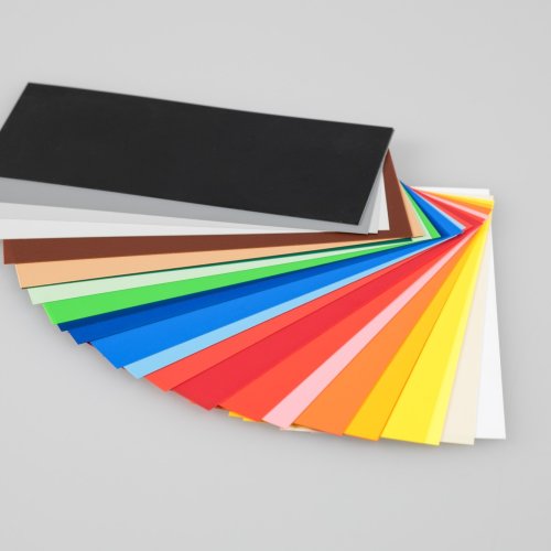 Coloured PVC foils