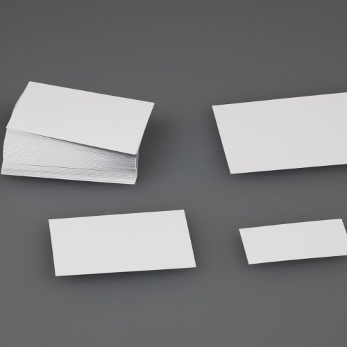 Laminated labels white