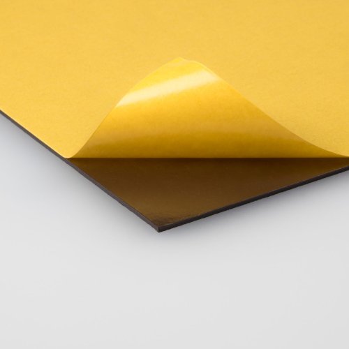 Magnetic self-adhesive sheets - with rubber adhesive