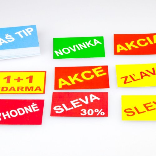Printed paper labels