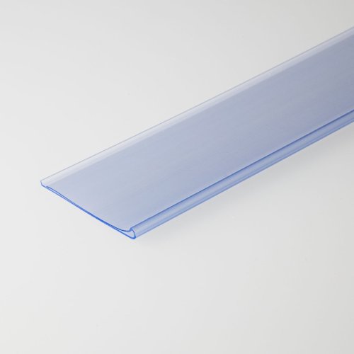 Strip without adhesive tape with order number CNL-EX1-39-transparent-BEZ. View of the front side of the strip.