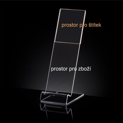 Plexi stand for mobile phones. Type AKR-S52