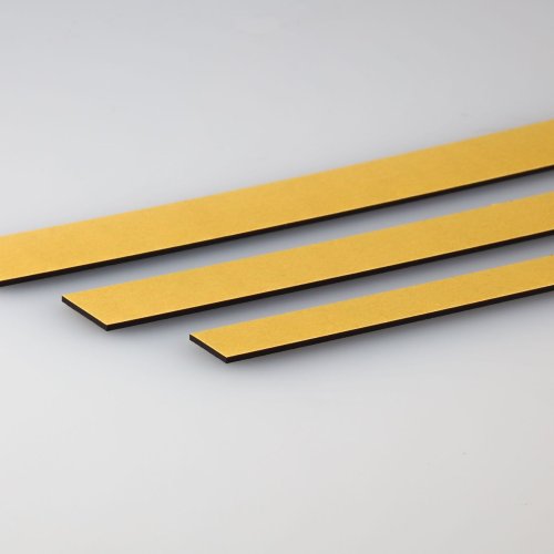 Selbstklebende Magnetbänder mit Kautschukkleber - Länge 1 m