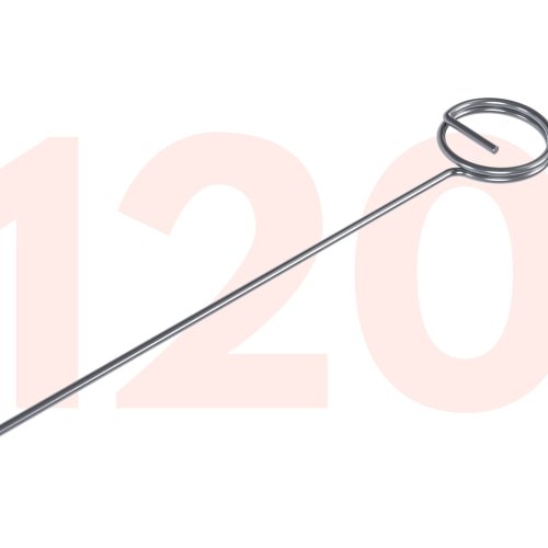 Zapichovaci držák cenovky z nerezového drátu. Typ NR-J-120