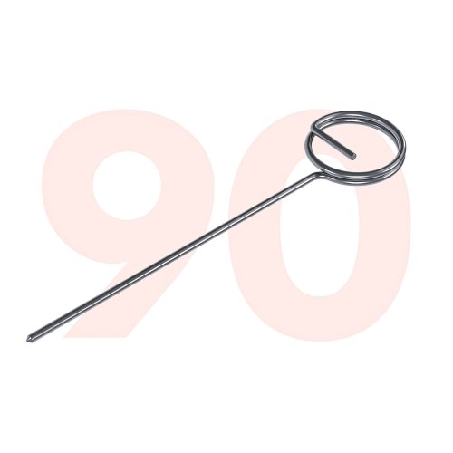 Zapichovaci držák cenovky z nerezového drátu. Typ NR-J-90