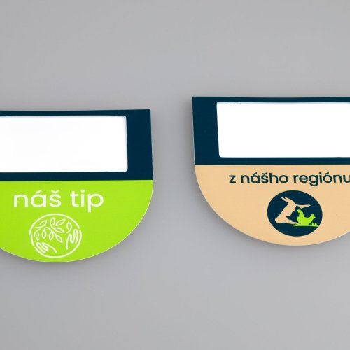 Zvýrazňovače na lišty - Akčné návleky na cenovkové lišty