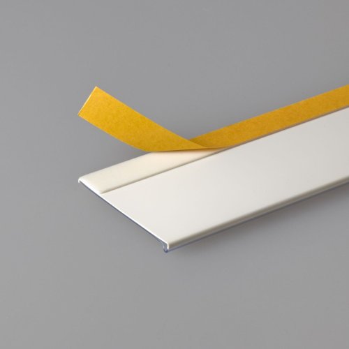 Lišta s bílou samolepicí pěnovou páskou (PP). Na obrázku typ s objednacím číslem CNL-EX1-52-bílá-PP 